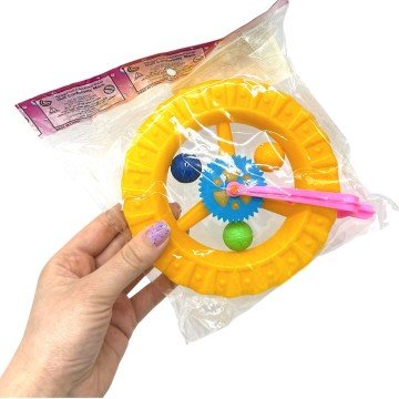 Фото1.Каталка-колесо, в пакеті (ЖОВТА)