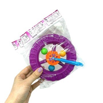 Фото1.Каталка-колесо, в пакеті (ФІОЛЕТОВА)