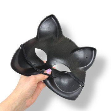 Фото1.Маска Японської лисиці (ЧОРНО-ЗОЛОТА)