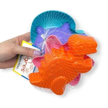 Фото1.Набір формочок для піску 4 шт (ПАСТЕЛЬ)