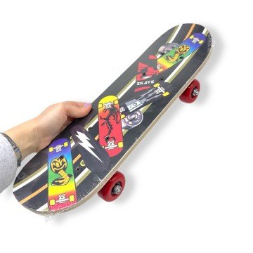 Фото1.Скейт 43*13 см, колеса PVC (ВИД 6)