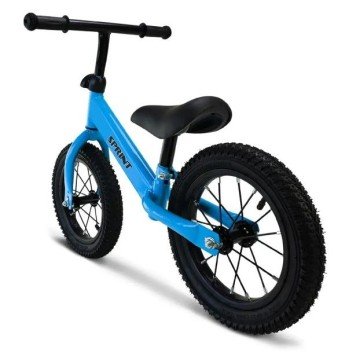 Фото1.Велобіг (сталевий, колеса 12 дюймів надувні) синій