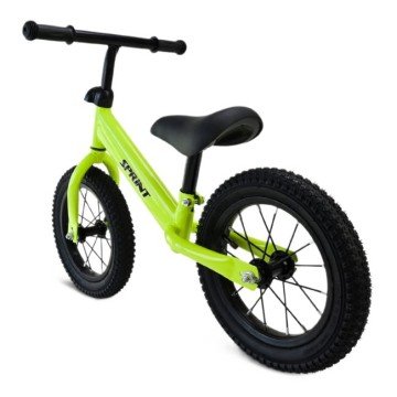Фото1.Велобіг (сталевий, колеса 12 дюймів надувні) зелений