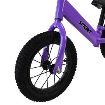 Фото1.Велобіг (сталевий, колеса 12 дюймів надувні) фіолетовий