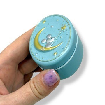 Фото1.DJECO Зубна коробочка Чарівне мишеня (БІРЮЗОВА)