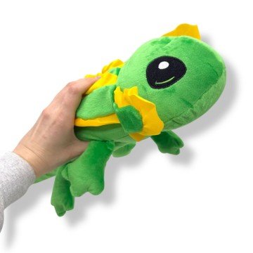 Фото1.Мʼяка іграшка Аксолотль 51 см (ЗЕЛЕНИЙ)