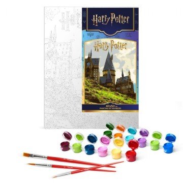 Фото1.Картина за номерами з фарбами металік 