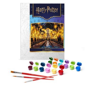 Фото2.Картина за номерами з фарбами металік 