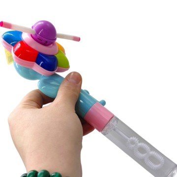 Фото1.Мильні бульбашки з вітрячком, що світиться (РОЖЕВИЙ)