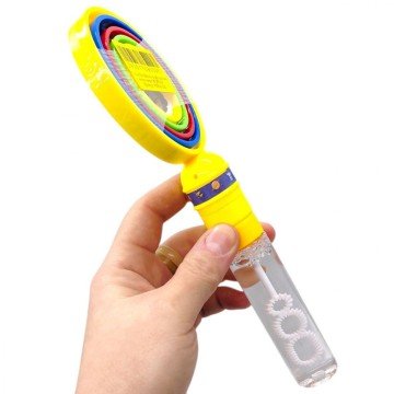 Фото1.Мильні бульбашки з орбітальним механізмом (ЖОВТИЙ)