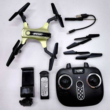Фото1.Квадрокоптер з камерою 0,3MP, акумулятор  (ЖОВТИЙ)