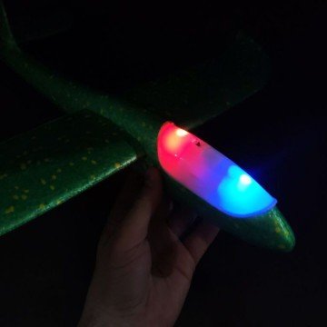 Фото3.Планер, літак-запускалка, зі світлом, 47 см (ЧЕРВОНИЙ)