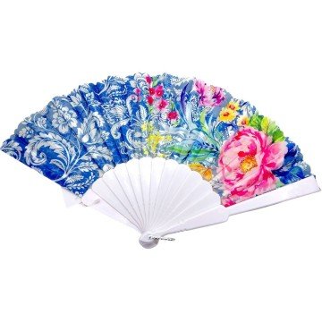 Фото1.Аксесуар віяло, ручний (МІКС ВИДІВ), квітковий принт