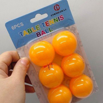 Фото1.Мʼячики для тенісу, матеріал ABS, 2 кольори, 6 шт в упак. слюда (мікс)