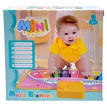 Фото1.Музичний килимок, р-р килимка 46*24,5см.,у короб. 16*16*5,3см.