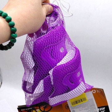 Фото1.Захисне спорядження: нарукавники, наколінники з липучками в сітці (РОЖЕВИЙ)