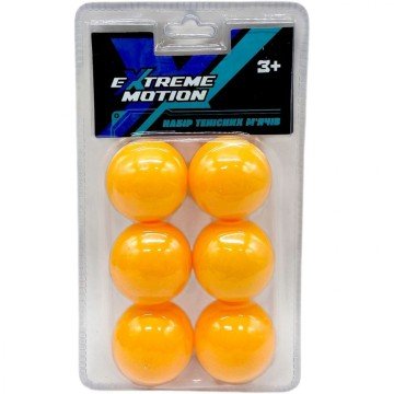 Фото1.Мʼячі для настільного тенісу (6 шт. на планшетці)