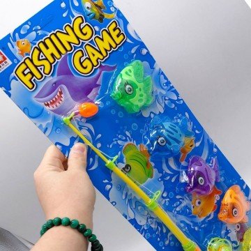 Фото1.Рибалка (вудка,4 рибки) на планшетці 19*53 см