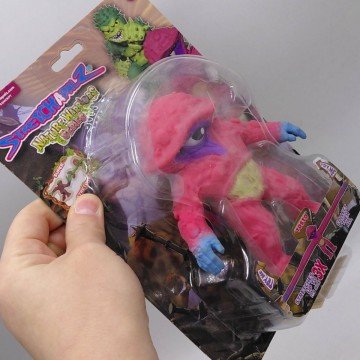 Фото1.Іграшка-тягнучка Стрейчапалз 14см, серія Nature Warriors (Нейчер воріерс) TOSTO