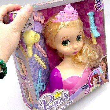 Фото2.Манекен для зачісок (гребінець, аксесуари) в коробці