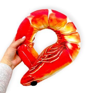 Фото1.Іграшка м’яконабивна «КРЕВЕТКА » розмір 35 см