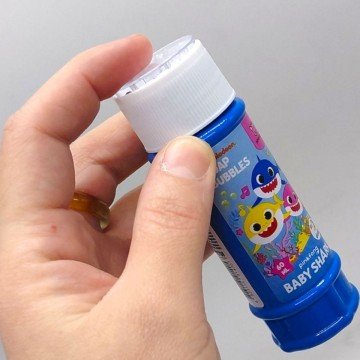 Фото1.Бульбашки мильні «Baby Shark» з лабіринтом. Обʼєм 60 мл