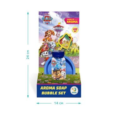 Фото1.Набір ароматичних мильних бульбашок «Paw Patrol». Друзі. Об’єм 150 мл