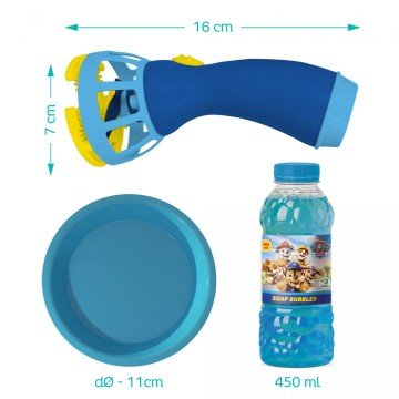 Фото1.Генератор бульбашок «Paw Patrol». Обʼєм 450 мл