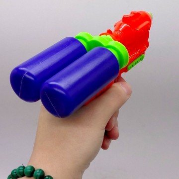 Фото1.Водний пістолет, розмір: 18х7х10 см, механічний принцип, 2 резервуари для води (мікс видів)