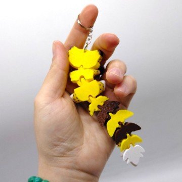 Фото2.3D Брелоки FLEXI CHEETAH LONG TAIL/ ГЕПАРД ХВОСТИК KEYCHAIN, 3D друк OYTOY (298149)