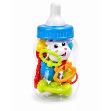 Фото1.Набір брязкалець в колбі, (Блакитний) huan le xing toys (300781)