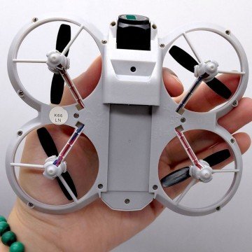 Фото1.Квадрокоптер, знімний акумулятор 3.7V, пульт 2.4 GHz, USB-кабель, камера, додаток, кольорове підсвіч