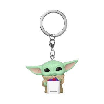 Фото1.Ігрова фігурка на кліпсі Funko POP! серії Мандалорець і Ґроґу - Ґроґу з попкорном Funko (301399)