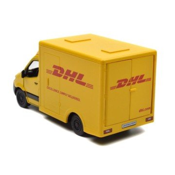 Фото1.Модель легкова MERCEDES-BENZ Sprinter (DHL Edition 5ʼʼ KT5475W  метал.інерц.відкр.дв.кор) Kinsmart (