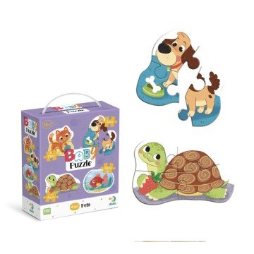 Фото3.Пазл 4 в 1 «Baby puzzle. Домашні тварини» Dodo (303139)
