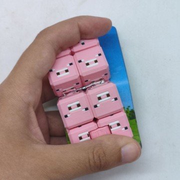 Фото1.Fidget Infinity Cube Minecraft Pig / Вічний Кубик Майн Свиня OYTOY (304001)