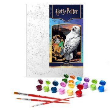 Фото1.Картина за номерами - Harry Potter: Гедвіґа та Гоґвортс ©Warner Bros. Ideyka (304422)