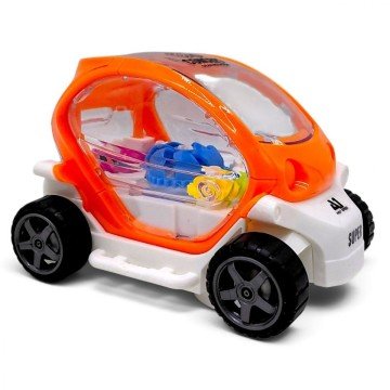 Фото1.Машинка (2 кольори) на батарейках з підсвічуванням BO DA TOYS (304696)