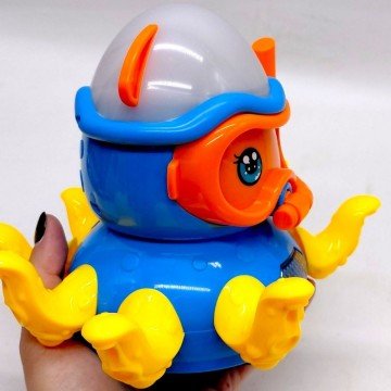 Фото1.Восьминіг-дайвер на батарейках, в коробці (БЛАКИТНИЙ) YG Toys (307357)