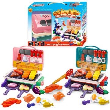 Фото1.Майстер Гриль WToys, продукти змінюють колір, звук, підсвічування, холодна пара (РОЖЕВИЙ) Wtoys (307