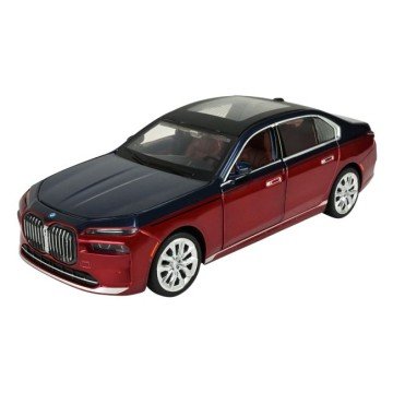 Фото1.Машина металева АВТОПРОМ 1:24 BMW I7 на батарейках, звук, світло Автопром (308338)