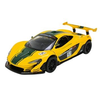 Фото1.Машина металева АВТОПРОМ 1:31 Mclaren P1 GTR на батарейках зі звуком, світлом Автопром (308385)