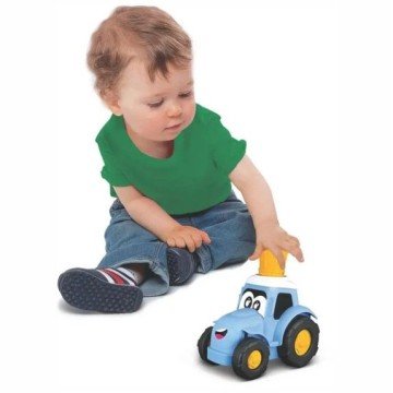 Фото1.Трактор іграшковий Press&Go (БЛАКИТНИЙ) BB Junior (309908)