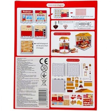 Фото3.Набір для творчості (Рум Бокс Room box) короб. 14,5х4,2х19 см (ЧЕРВОНИЙ) MIC (310694)