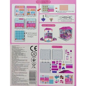 Фото3.Набір для творчості (Рум Бокс Room box) короб. 14,5х4,2х19 см (РОЖЕВИЙ) MIC (310695)