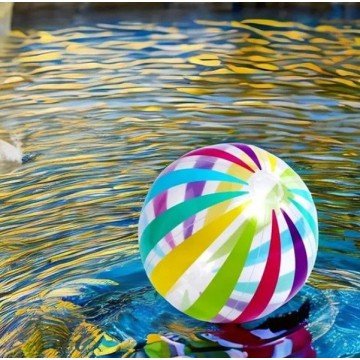 Фото1.Мʼяч надувний (107 см), Різнокольоровий дизайн