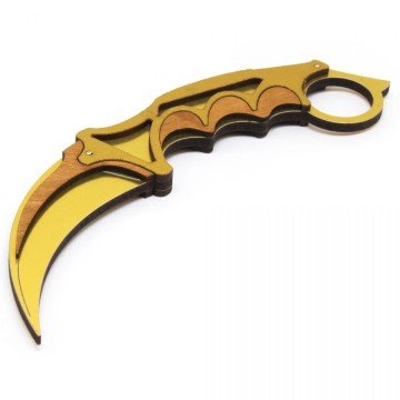 Фото2.Ніж Керамбіт з CS GO (Gold)