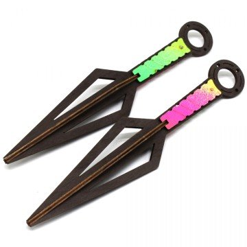 Фото2.Сувенірний ніж «KUNAI», чорний