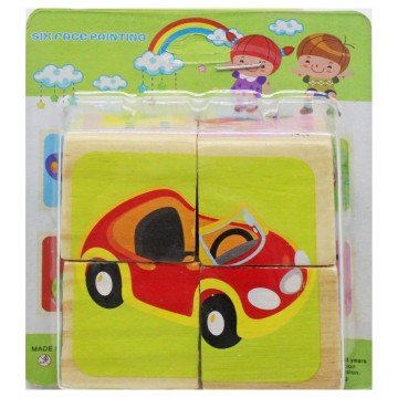 Фото2.Дерев'яні кубики-пазл