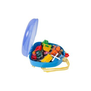 Фото2.Рюкзак з набором транспорту, 10 машинок